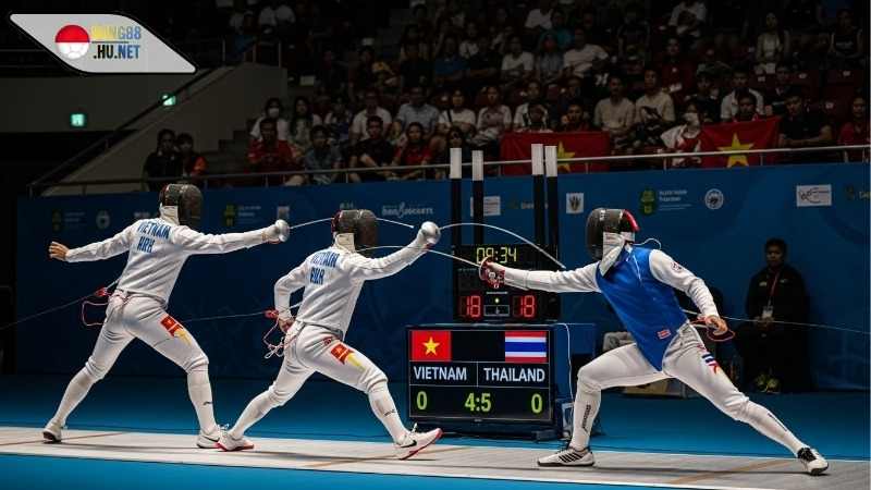 Đấu kiếm đồng đội: Việt Nam đặt mục tiêu bảo vệ ngôi vương trước sự vươn lên của chủ nhà Thái Lan 10 dau-kiem-dong-doi-viet-nam-dat-muc-tieu-bao-ve-ngoi-vuong-truoc-su-vuon-len-cua-chu-nha-thai-lan