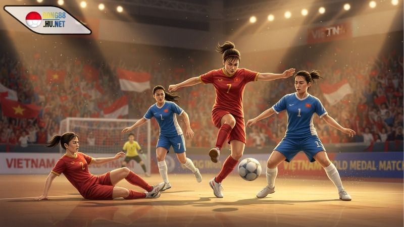 Futsal nữ Việt Nam: Quyết tâm đánh bại Indonesia để mang về tấm HCV lịch sử chiều nay 8 futsal-nu-viet-nam-quyet-tam-danh-bai-indonesia-de-mang-ve-tam-hcv-lich-su-chieu-nayịch sử chiều nay