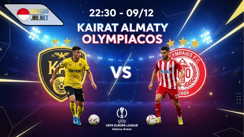 Soi kèo bóng đá Kairat Almaty vs Olympiacos, 22h30 ngày 9/12 8 Soi kèo bóng đá Kairat Almaty vs Olympiacos, 22h30 ngày 9/12
