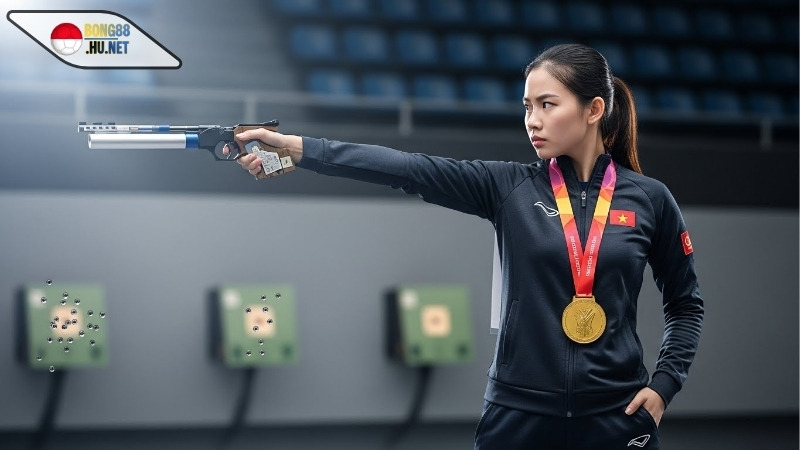 Xạ thủ Trịnh Thu Vinh: Tiếp tục không đối thủ ở nội dung 25m súng ngắn thể thao nữ 9 xa-thu-trinh-thu-vinh-tiep-tuc-khong-doi-thu-o-noi-dung-25m-sung-ngan-the-thao-nu